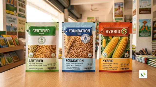 certified, foundation, and hybrid seed labels